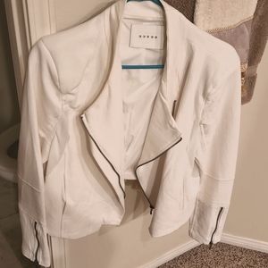 Blank Nyc white motto jacket size xl